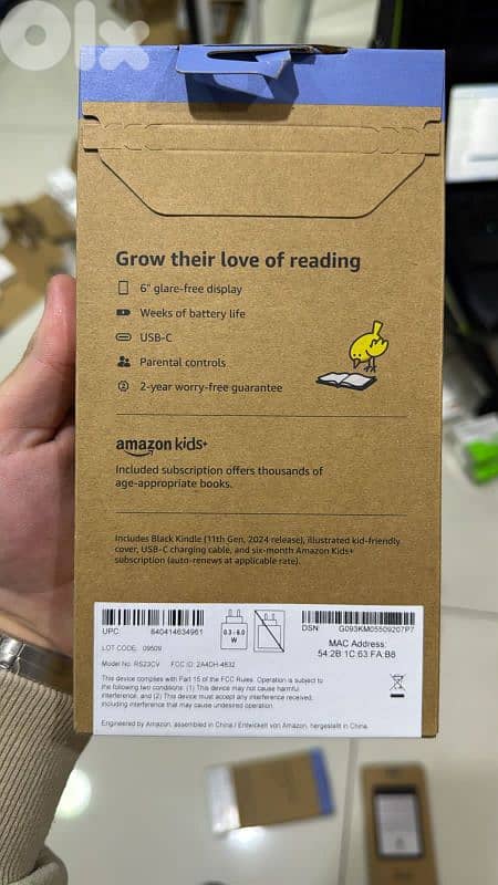 Amazon Kindle Kids Gen 11 6inch 16gb space whale 1