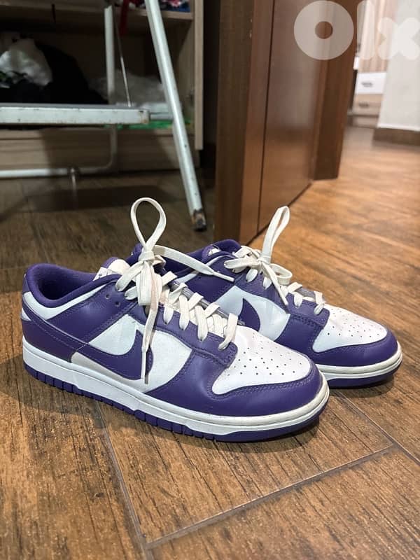 Purple Dunks 1