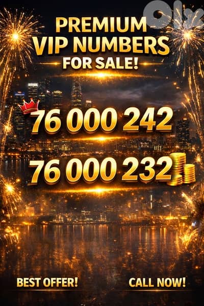 2 special series number for sale or trade on car plate