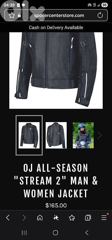 OJ stream 2 all season motorcycle jacket 7