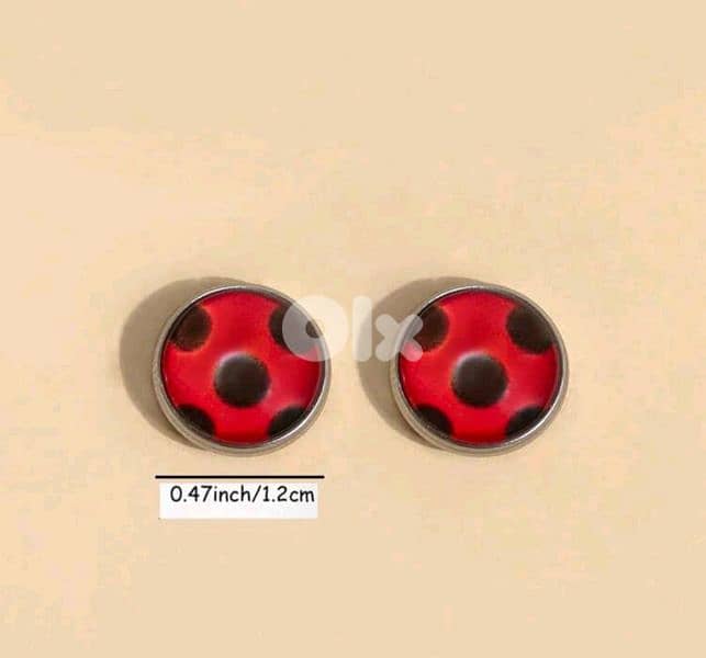 Original Miraculous Ladybug earrings 1