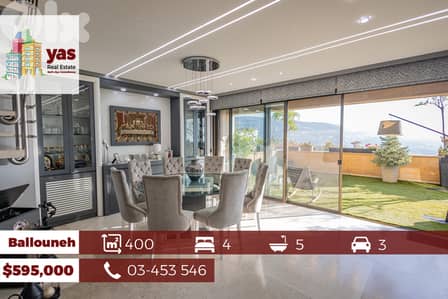 Ballouneh 400m2 Duplex | Exceptional Property | Designer’s Signature |