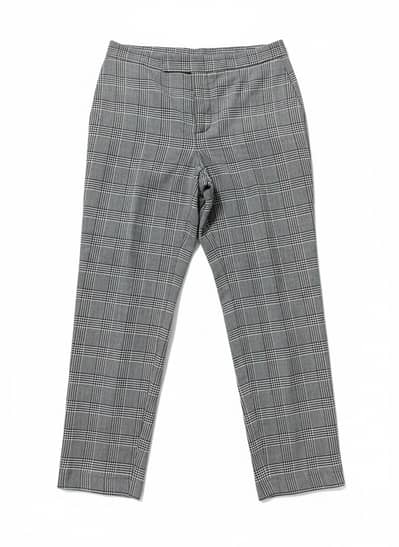 black and white plaid pants small