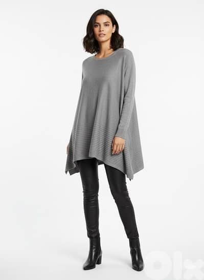 Long sweater gray new size XL