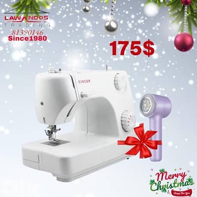 SINGER Sewing Machine ماكينة خياطة سنجر + ماكينة تنظيف الوبر عن الثياب