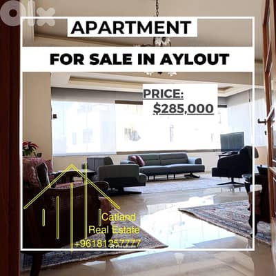 Furnishd apart for sale in Aylout 2master bedrooms 255m2/$285K 4parkng
