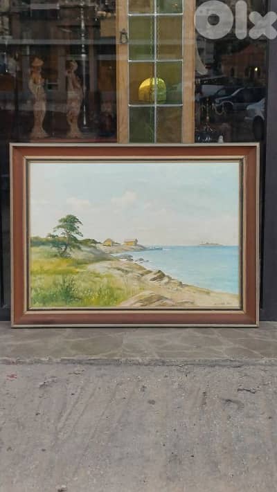 لوحة رسم زيتي اوروبية