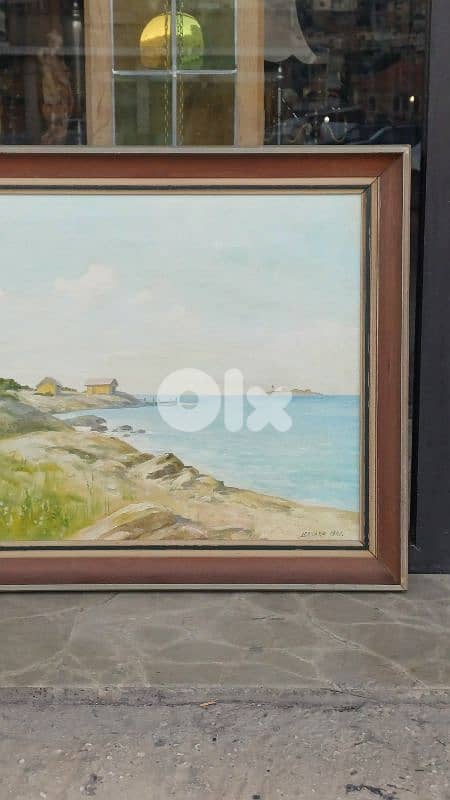 لوحة رسم زيتي اوروبية 2