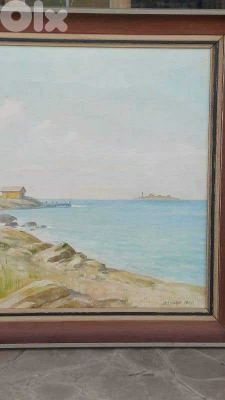 لوحة رسم زيتي اوروبية 3