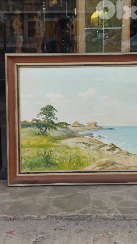 لوحة رسم زيتي اوروبية 4