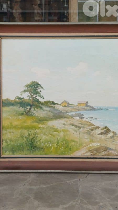 لوحة رسم زيتي اوروبية 5