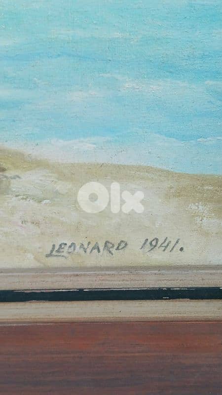 لوحة رسم زيتي اوروبية 6