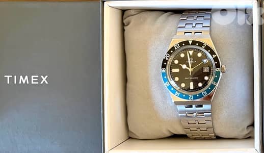 two Timex quartz watches.