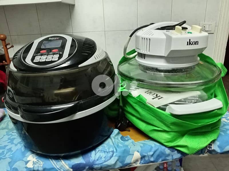air fryer balanzo and  ikon food oven 6