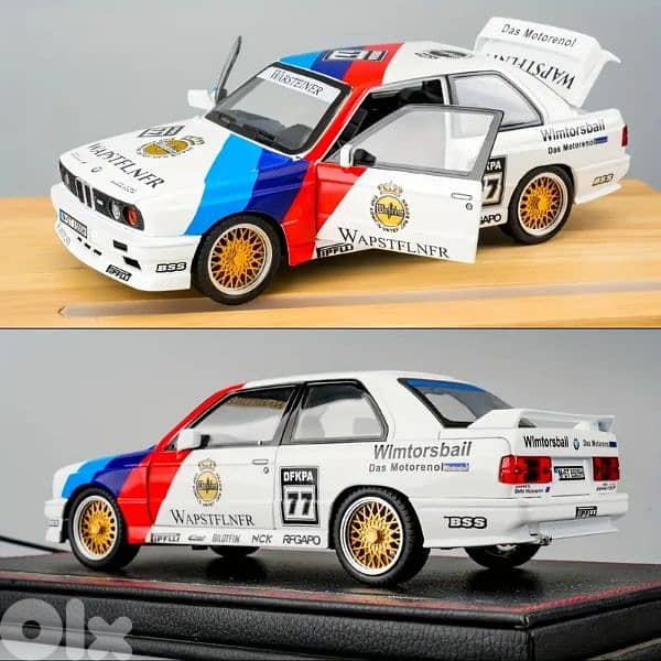 Metal BMW M3 M30 Diecast Car 1