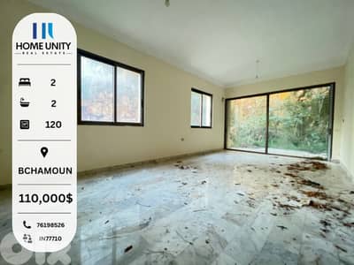 brand new apartment with garden , for sale , located in bchamoun