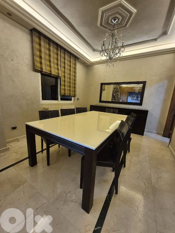 Full dining room, modern look, excellent condition 3
