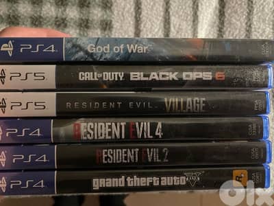 6 Games for sell