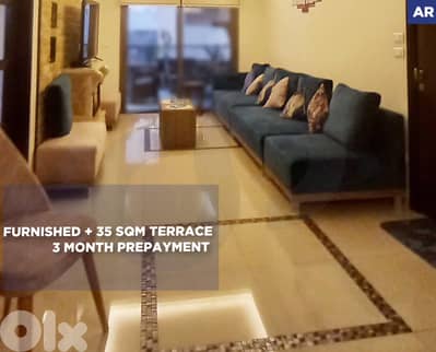 RENTAL DEAL - Furnished + 35 SQM Terrace IN BSABA  ! REF#AR130547 !