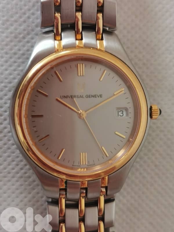 universal geneve watch men Quartz 35 MM Still Very Good Condition 1