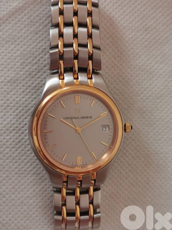 universal geneve watch men Quartz 35 MM Still Very Good Condition 2