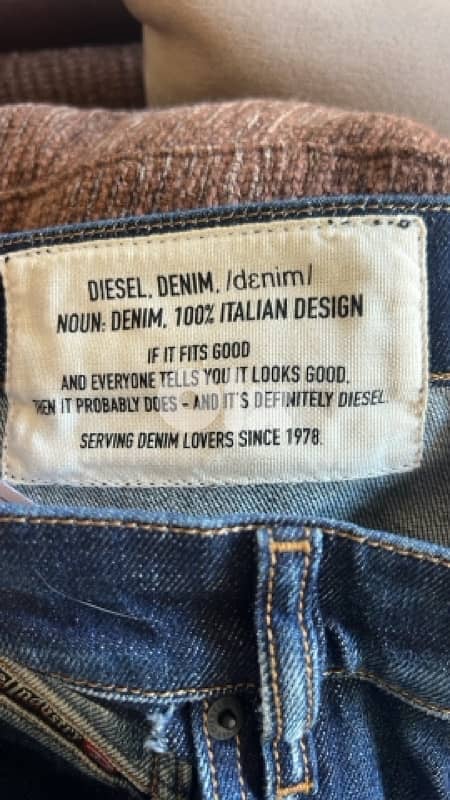 authentic diesel jeans made in Italy (new) 4