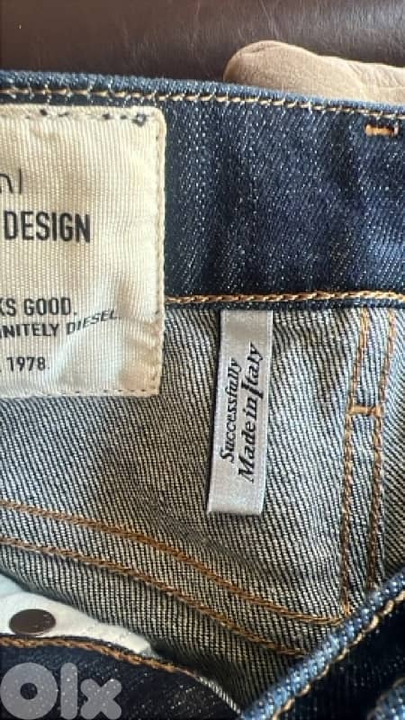 authentic diesel jeans made in Italy (new) 5