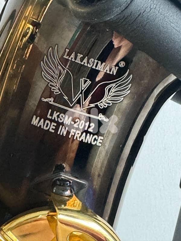 Saxophone alto Eb black/gold new 3