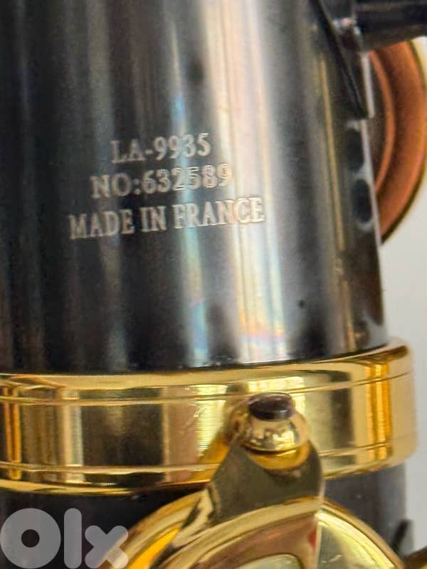 Saxophone alto Eb black/gold new 4