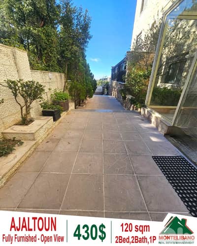 Fully Furnished 120 sqm Apartment For Rent in Ajaltoun (عجلتون) + View