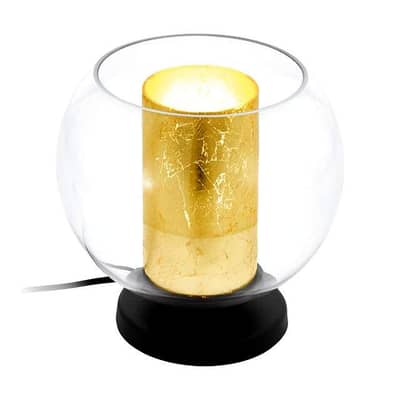 Casaya Golden Sphere Table Lamp – Warm Glow & Modern Design