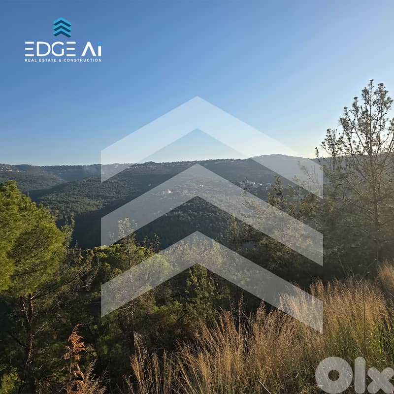 Ouyoun Broumana Land 1700m² | Panoramic Mountain View | #ED301010 1