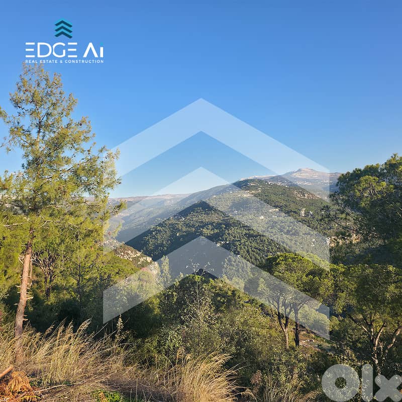 Ouyoun Broumana Land 1700m² | Panoramic Mountain View | #ED301010 2