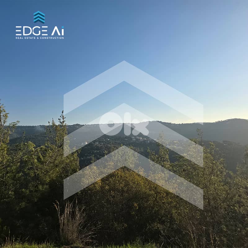 Ouyoun Broumana Land 1700m² | Panoramic Mountain View | #ED301010 3