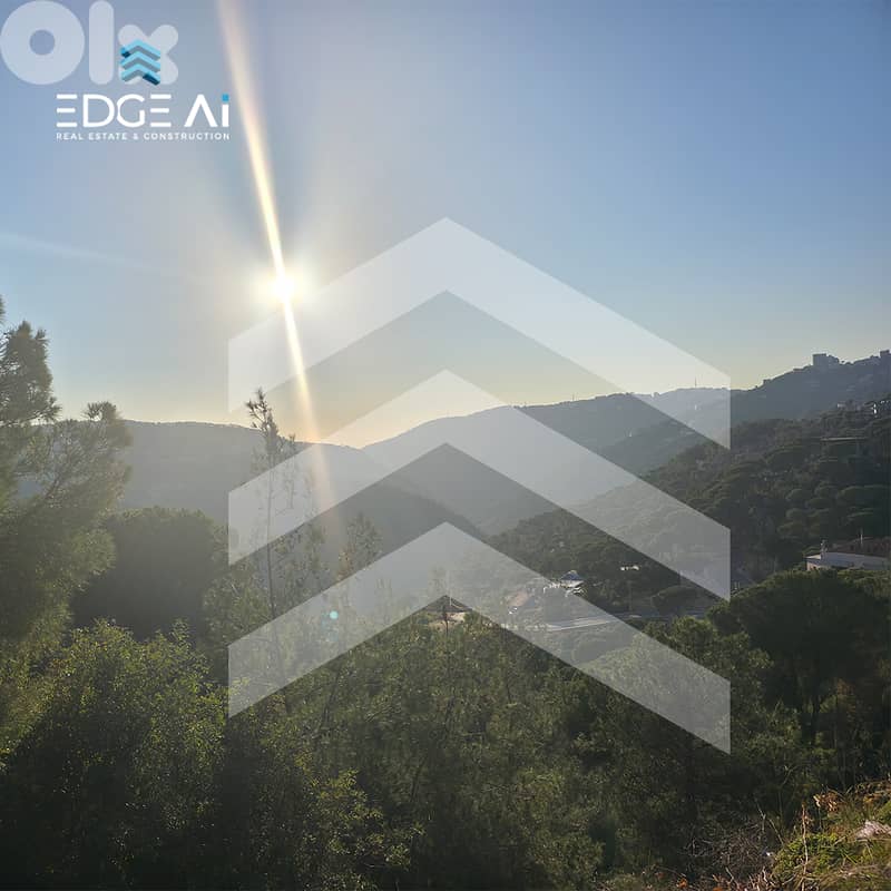 Ouyoun Broumana Land 1700m² | Panoramic Mountain View | #ED301010 4