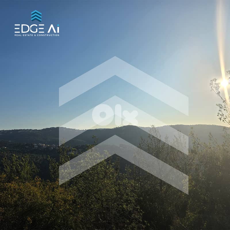 Ouyoun Broumana Land 1700m² | Panoramic Mountain View | #ED301010 5