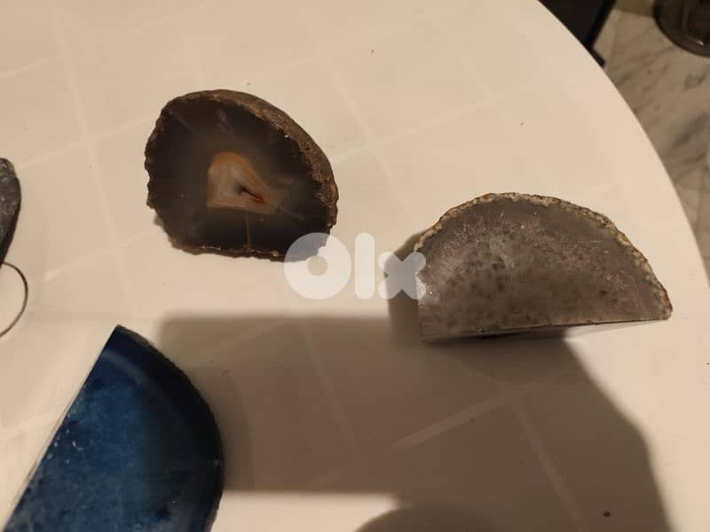 rare collection of natural stone,aguaye,quartz,9 pieces 3