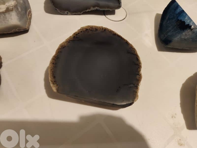 rare collection of natural stone,aguaye,quartz,9 pieces 7