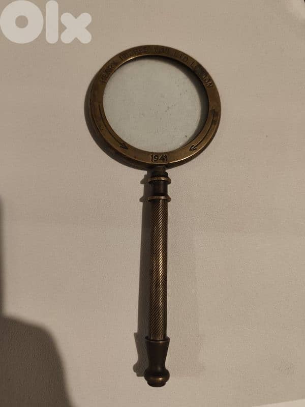 Antique 1941 Magnifying Glass Vintage Collectible gift،henry hughes 1