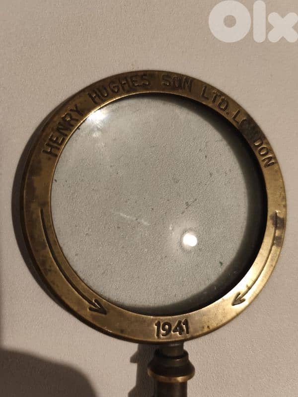 Antique 1941 Magnifying Glass Vintage Collectible gift،henry hughes 4