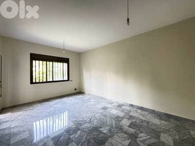 160 SQM Renovated Apartment in Aoukar, Metn with Terrace + Garden