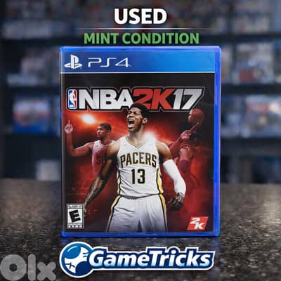 PS4 NBA2K 17 basketball used mint condition