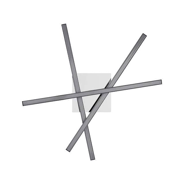 Casalux Chrome LED Ceiling Light – Modern Criss-Cross Design 3