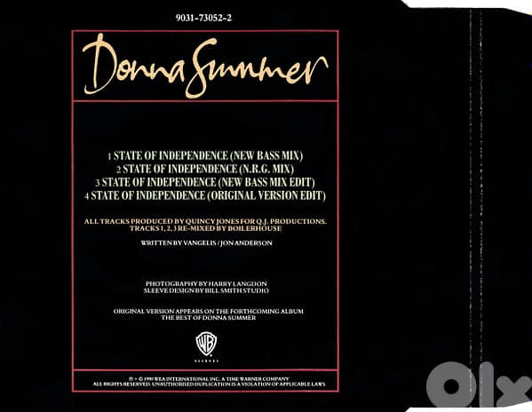Donna Summer  (MAXI SINGLE) 1