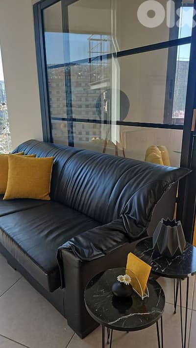 office leather couch _ leather sofa