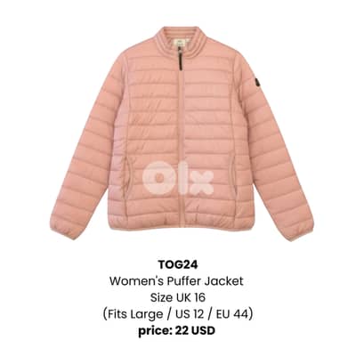 TOG24 Women’s Puffer Jacket