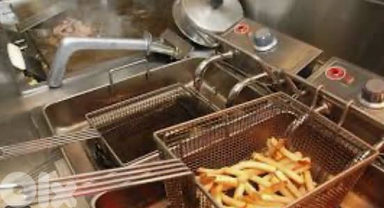 معدات واجهزة لتجهيز مطعم سناك