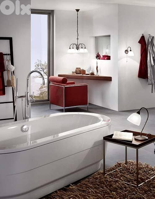 EGLO Dionis Rustic Chandelier with Alabaster Glass Shades 2