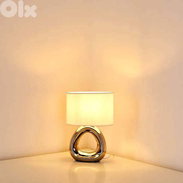 EGLO Tempio Gold Lamp – Sculptural Table Light for Ambient Spaces 1