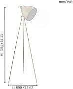 EGLO Dundee Tripod Floor Lamp – Adjustable Light for Living Room 2